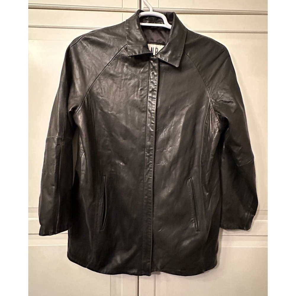 LNR Leather Jacket Womens Medium Vintage‎ Full Zip Buttery Soft